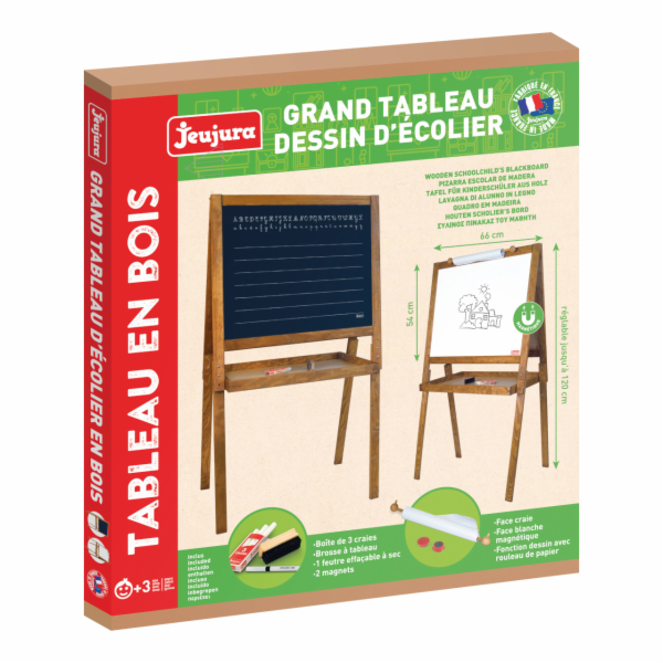 Jeujura Dřevěná multiaktivní linkovaná tabule s příslušen...