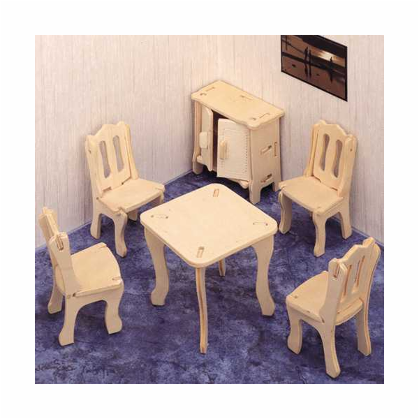 Woodcraft Dřevěné 3D puzzle Jídelna