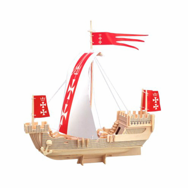 Woodcraft Dřevěné 3D puzzle Loď Koga