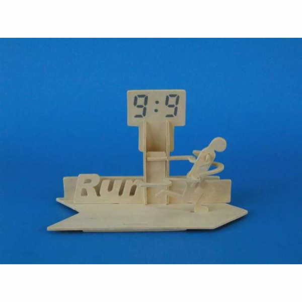 Woodcraft Dřevěné 3D puzzle stojánek na tužky běh