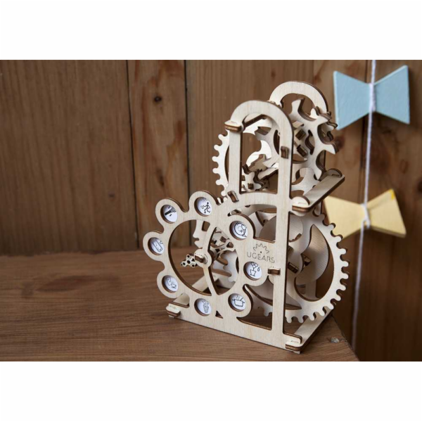 Ugears 3D dřevěné mechanické puzzle Dynamometr