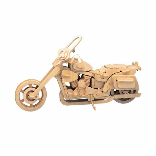 Woodcraft Dřevěné 3D puzzle Motorka Harley Davidson II