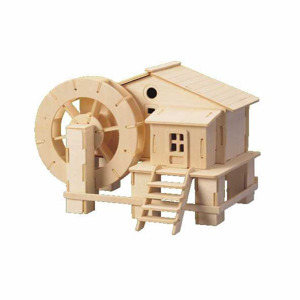 Woodcraft Dřevěné 3D puzzle Vodní mlýn