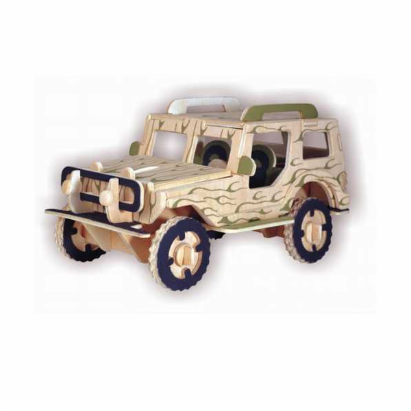 Woodcraft Dřevěné 3D puzzle Jeep