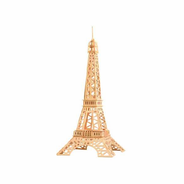 Woodcraft Dřevěné 3D puzzle slavné budovy Eiffelova věž