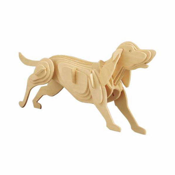 Woodcraft Dřevěné 3D puzzle Pes