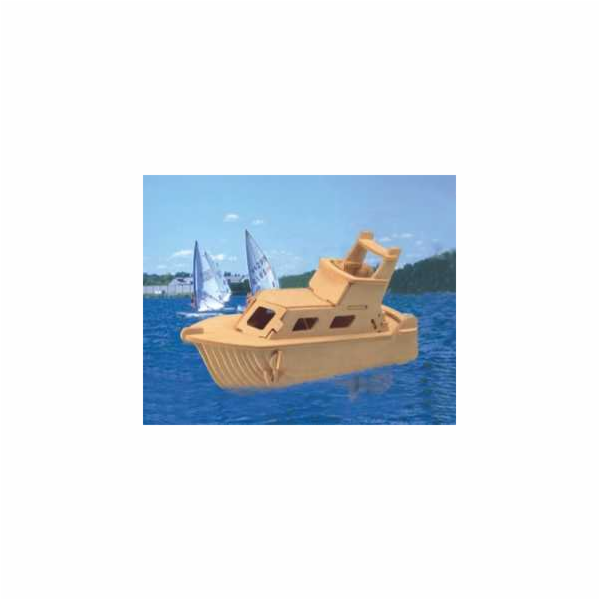 Woodcraft Dřevěné 3D puzzle jachta