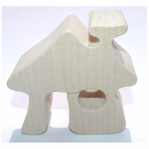 Fauna Dřevěný domeček přírodní