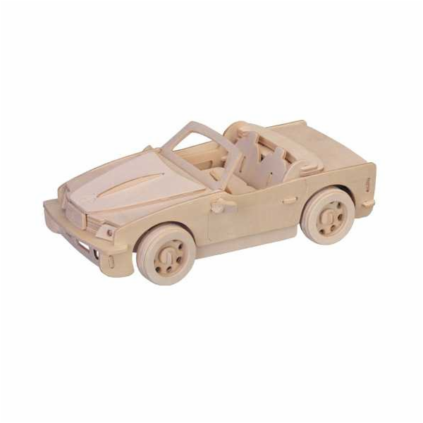 Woodcraft Dřevěné 3D puzzle BMW velké