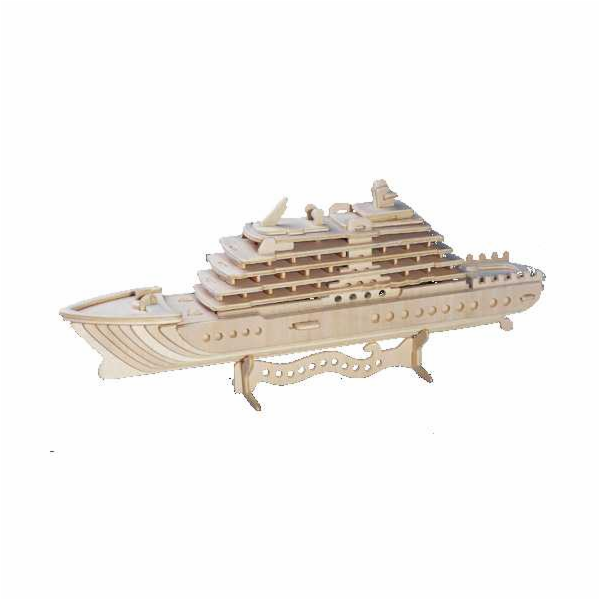 Woodcraft Dřevěné 3D puzzle Luxusní jachta