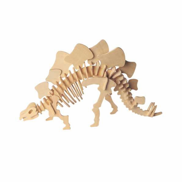 Woodcraft Dřevěné 3D puzzle Stegosaurus velký