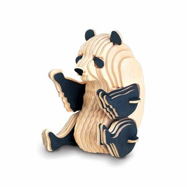 Woodcraft Dřevěné 3D puzzle panda