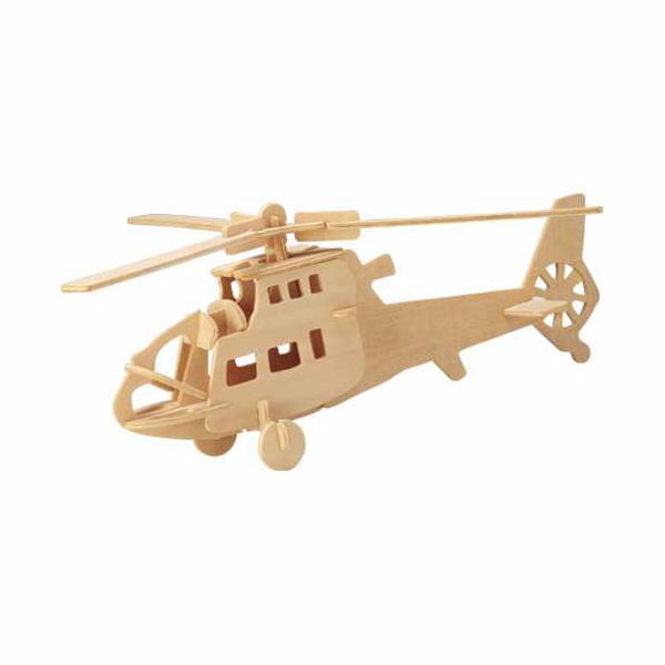Woodcraft Dřevěné 3D puzzle Vrtulník