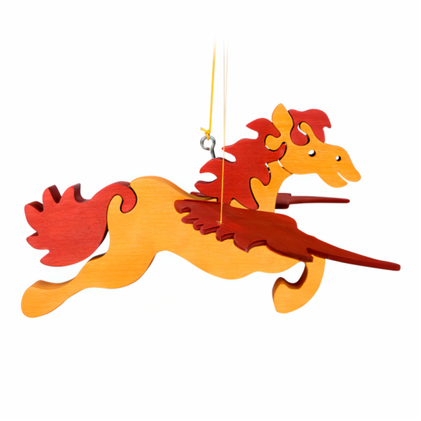 Fauna Dřevěný létající kůň na zavěšení