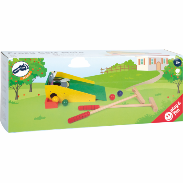 small foot Bláznivý minigolf Krtek otevřená pusa