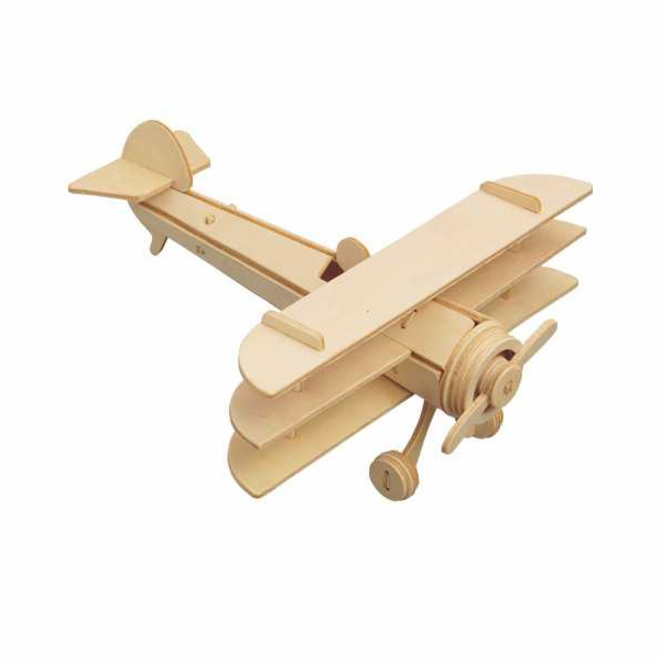 Woodcraft Dřevěné 3D puzzle Trojplošník P074
