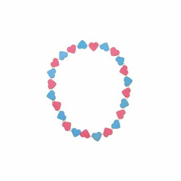 Detoa Dětský náhrdelník se srdíčky