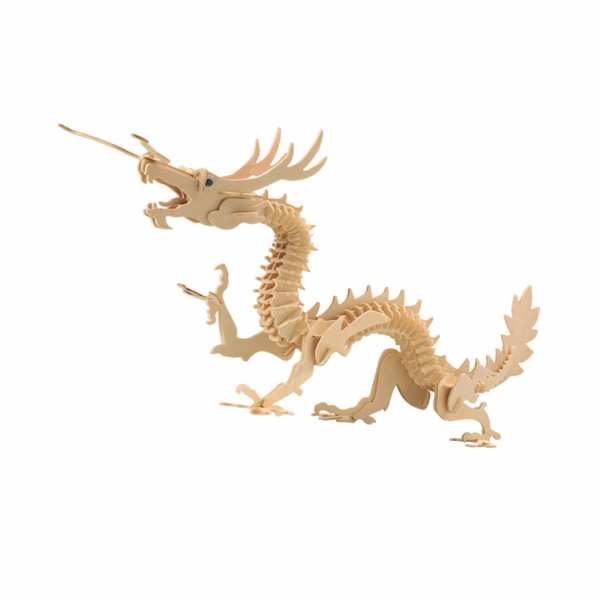 Woodcraft Dřevěné 3D puzzle drak