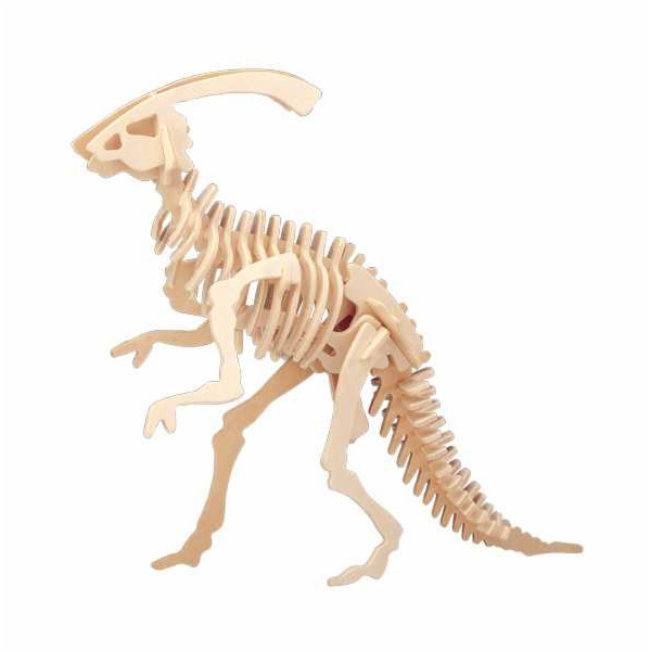 Woodcraft Dřevěné 3D puzzle Parasaurolophus malý