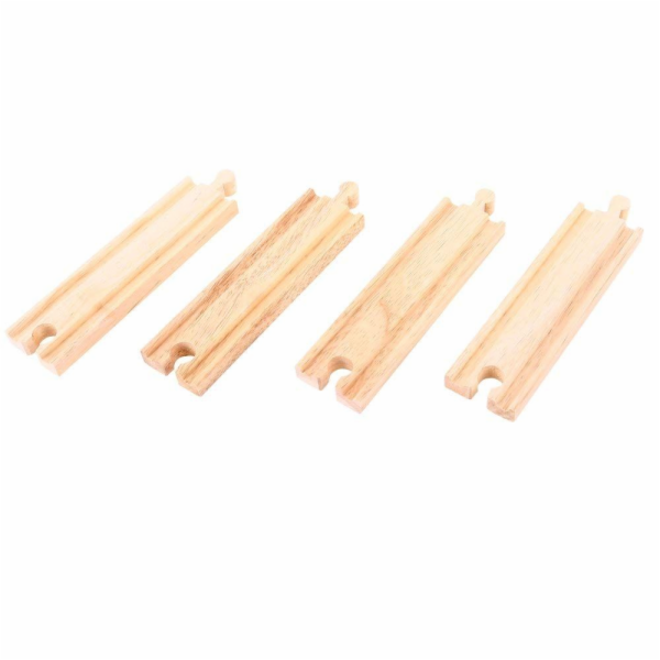 Bigjigs Rail Střední rovné koleje 16 cm 4 ks