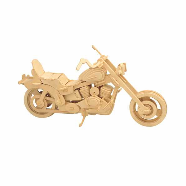 Woodcraft Dřevěné 3D puzzle motorka Harley Davidson I