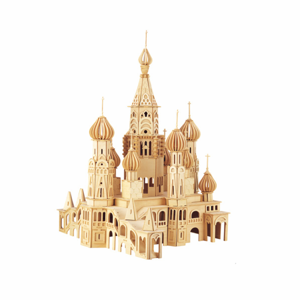Woodcraft Dřevěné 3D puzzle Kostel Petersburg