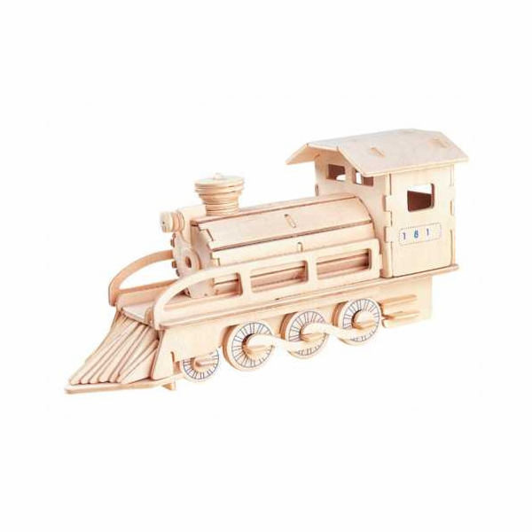 Woodcraft Dřevěné 3D puzzle Lokomotiva