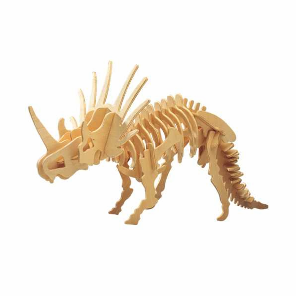 Woodcraft Dřevěné 3D puzzle Styracosaurus