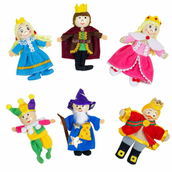 Bigjigs Toys Prstoví maňásci pohádkové postavičky z králo...
