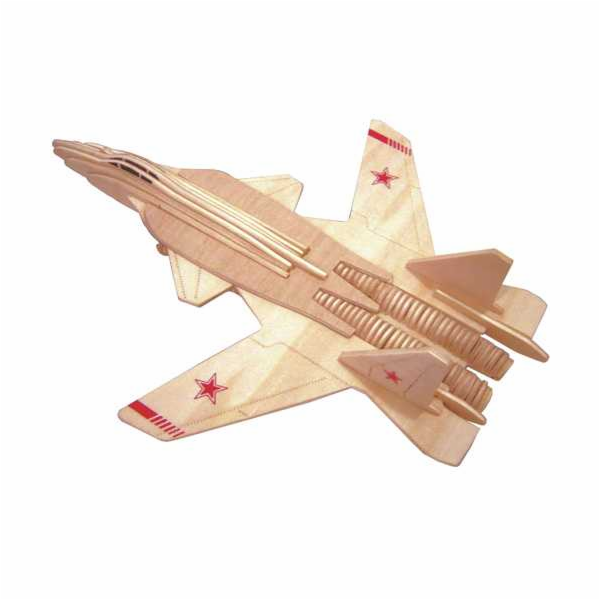 Woodcraft Dřevěné 3D puzzle stíhačka