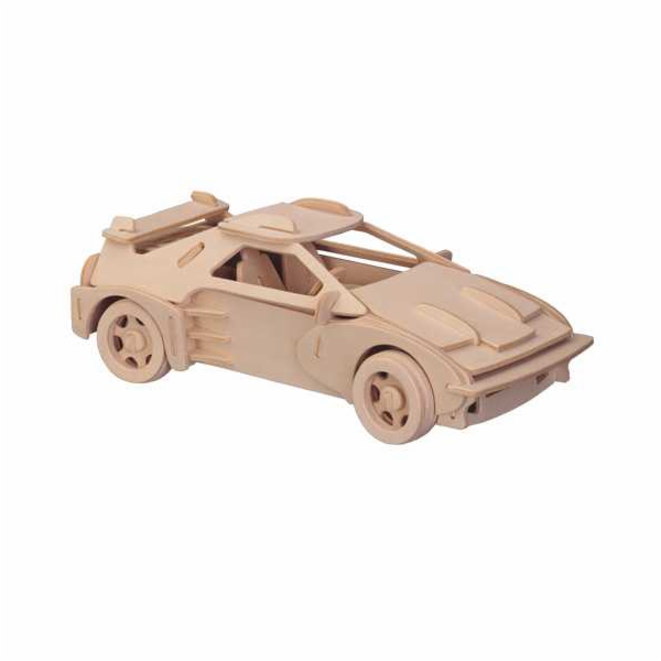 Woodcraft Dřevěné 3D puzzle Ferrari velké