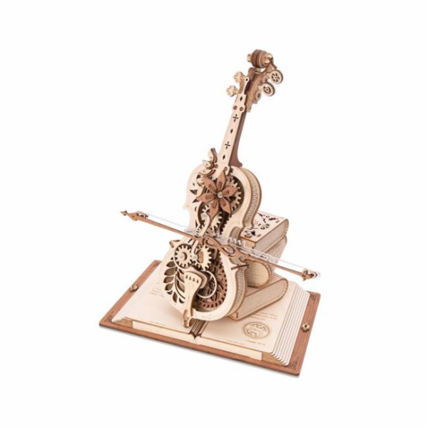 Hračka Robotime dřevěné mechanické puzzle Kouzelné violon...