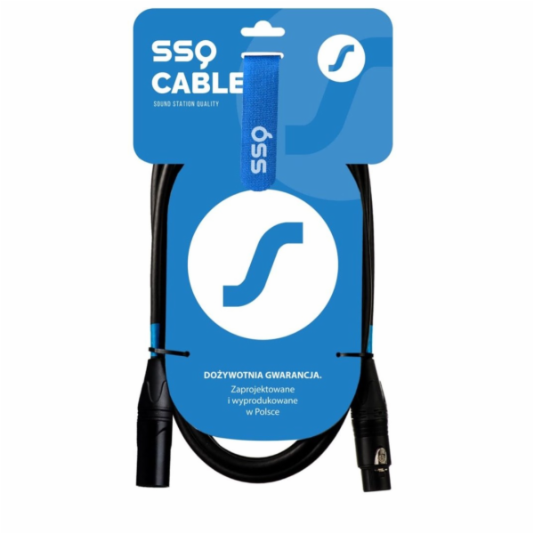 SSQ Cable XX3 - XLR-XLR kabel 3 metry