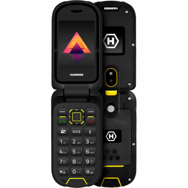 MyPhone Hammer Bow LTE Dual Sim černá/žlutá