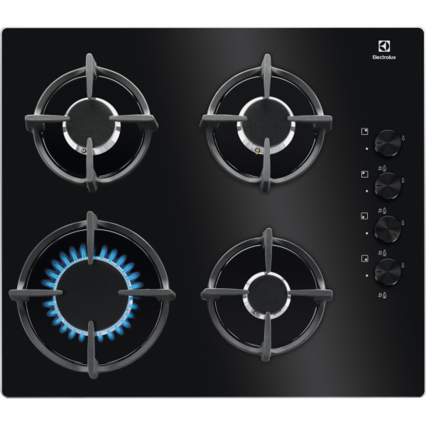 Electolux KGG6407K, 7650 W je instalován na varné desce