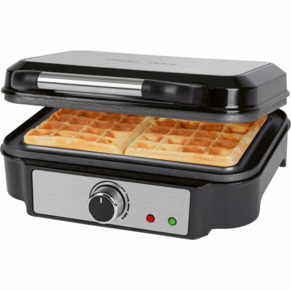 ProfiCook PC-WA 1240 2 waffle(s) 1000 W Black  Stainless ...