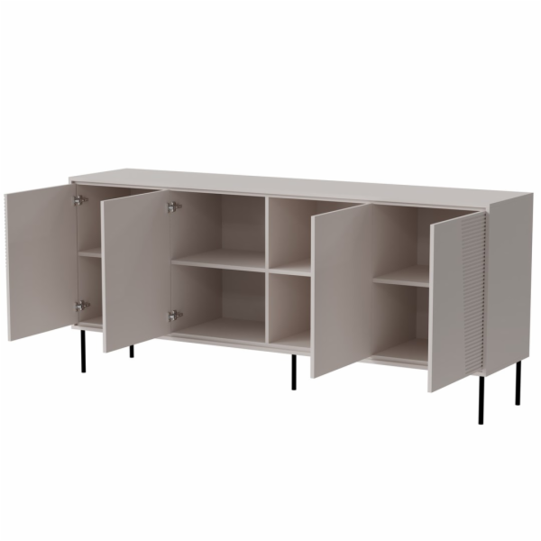 4D komoda ABI 200x45x88 kašmírová matná
