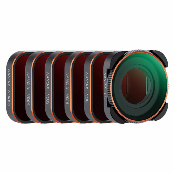 Sada filtrů CPL+ND (8/16/64/1000) K&F Concept pro GoPro H...