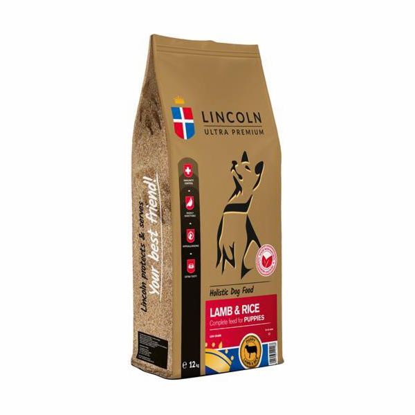 LINCOLN Ultra premium Puppy Lamb with rice - suché krmivo...