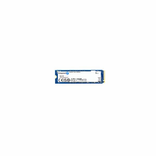 Kingston SSD 1TB NV3, M.2 2280, NVMe PCIe Gen4x4, (R: 600...