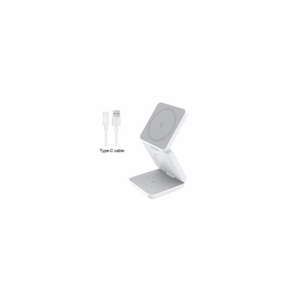 1stCOOL bezdrátová skládací QI nabíječka 3v1, MagSafe, US...