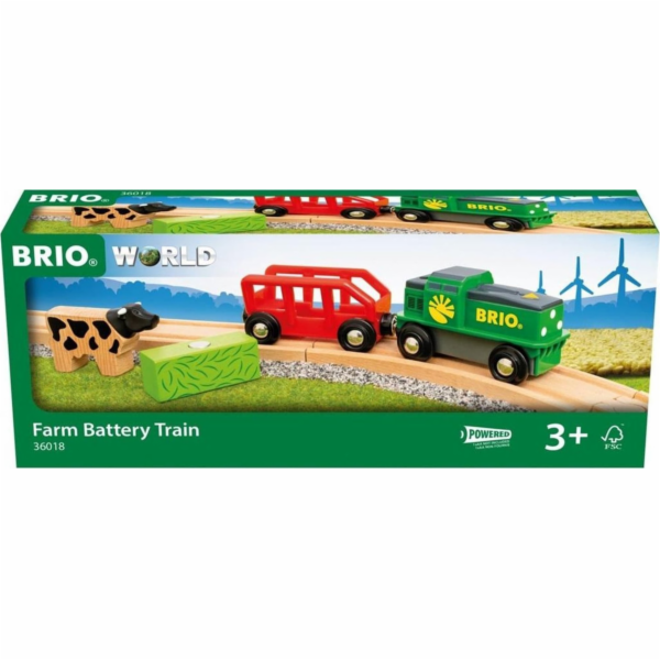 Akumulátorový vláček BRIO World Farm