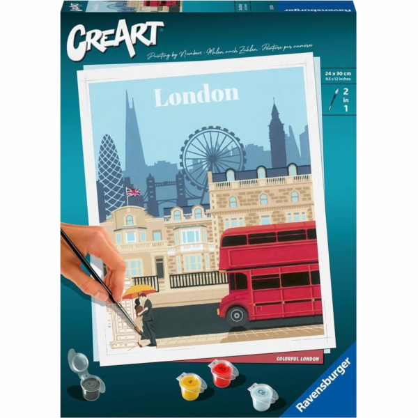 Ravensburger CreArt - Barevný Londýn, malba