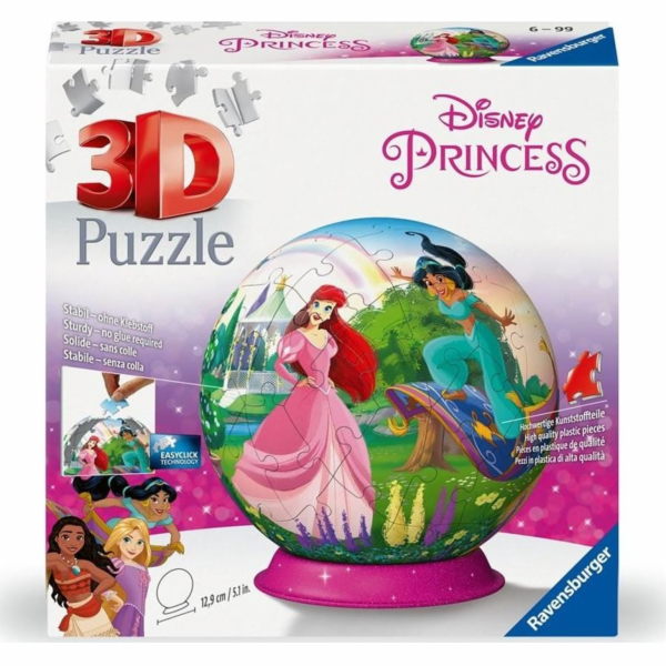 Ravensburger 3D puzzle míč Disney Princess