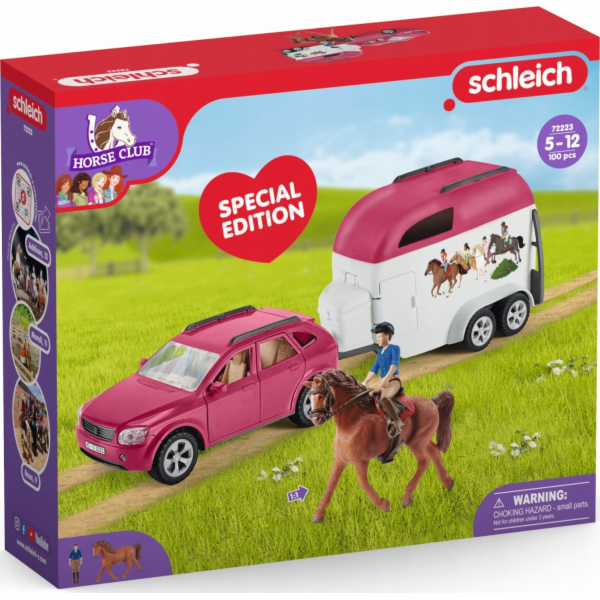 Schleich Horse Club SUV s přívěsem, autíčko