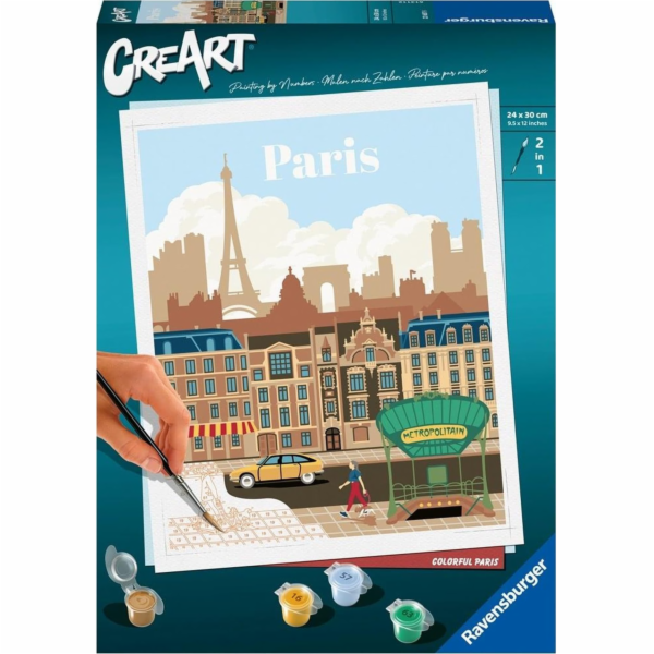 Ravensburger CreArt - Barevná Paříž, malba