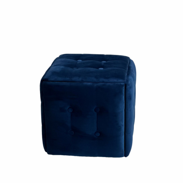 Puff-transformer 5v1 - 5 stoliček v 1 pufu navy blue velvet