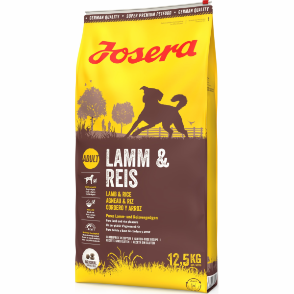 Suché krmivo pro psy Josera Lamm & Reis, eriena, 12,5 kg