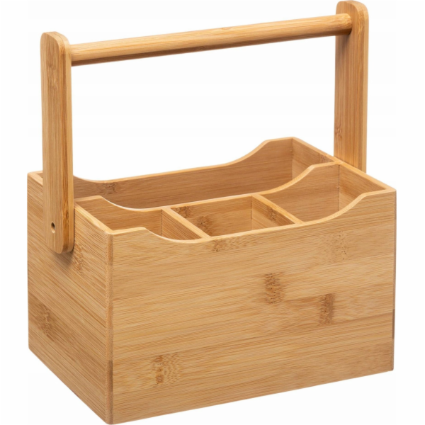 RUKOJEŤ STOLNÍHO NÁDOBÍ S BAMBUSKOU DRŽADLEM