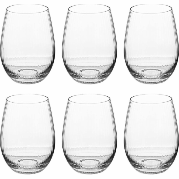 SKLENĚNÁ SET MIDNIGHT 540ML 6KS